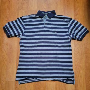 Tommy Hilfiger blue striped polo - Large
